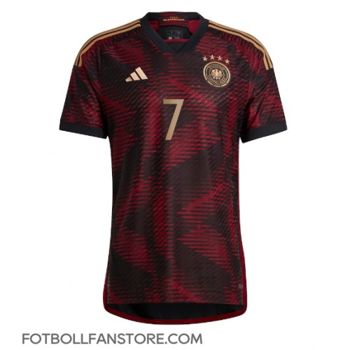 Tyskland Kai Havertz #7 Borta matchtröja VM 2022 Kortärmad Billigt
